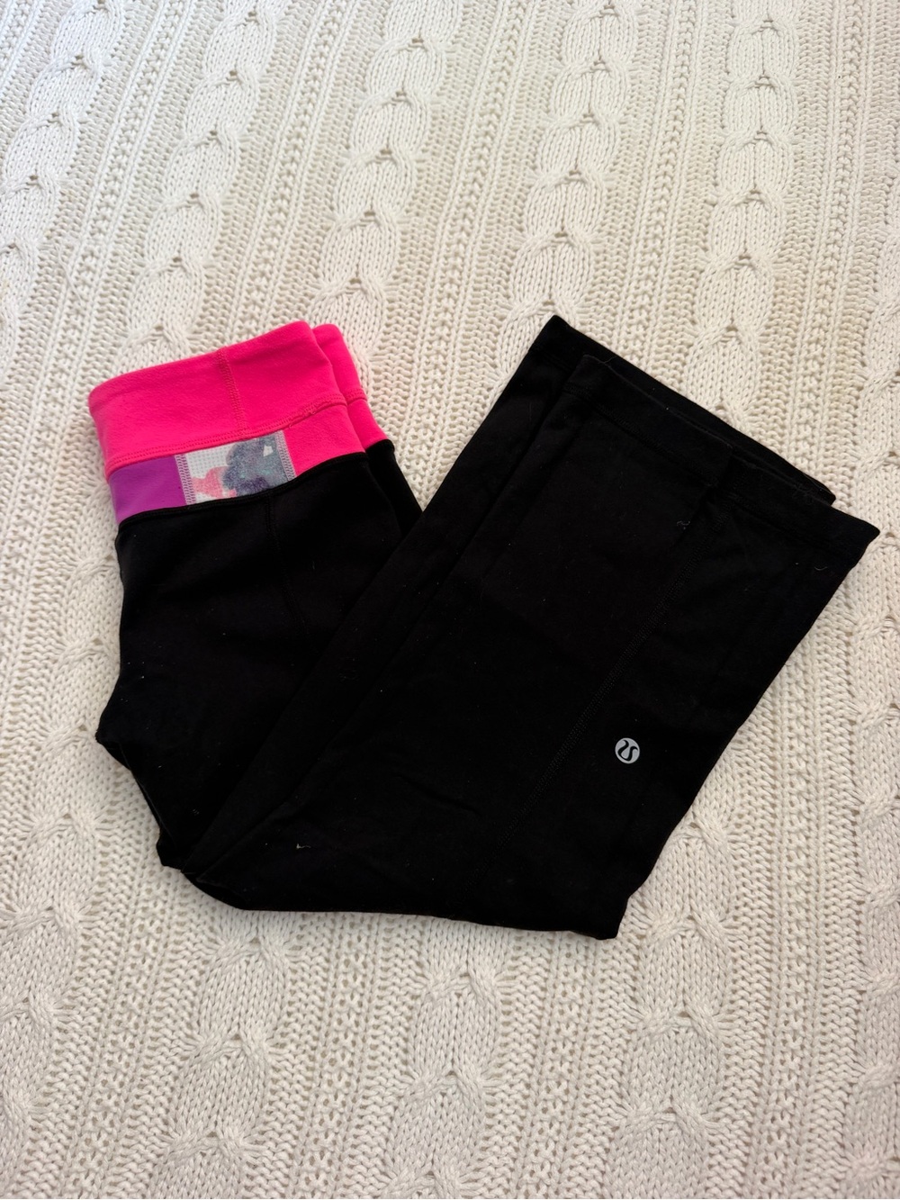 Lululemon Black Flared Yoga Pants size 2